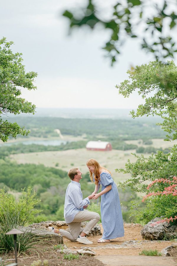 Rachel and Matthew at the proposal